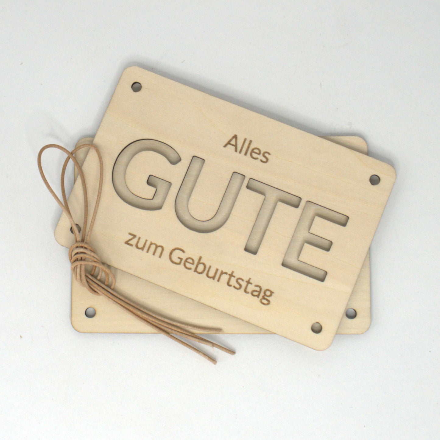 Holz Geldgeschenk zum Geburtstag modern und wiederverwendbar