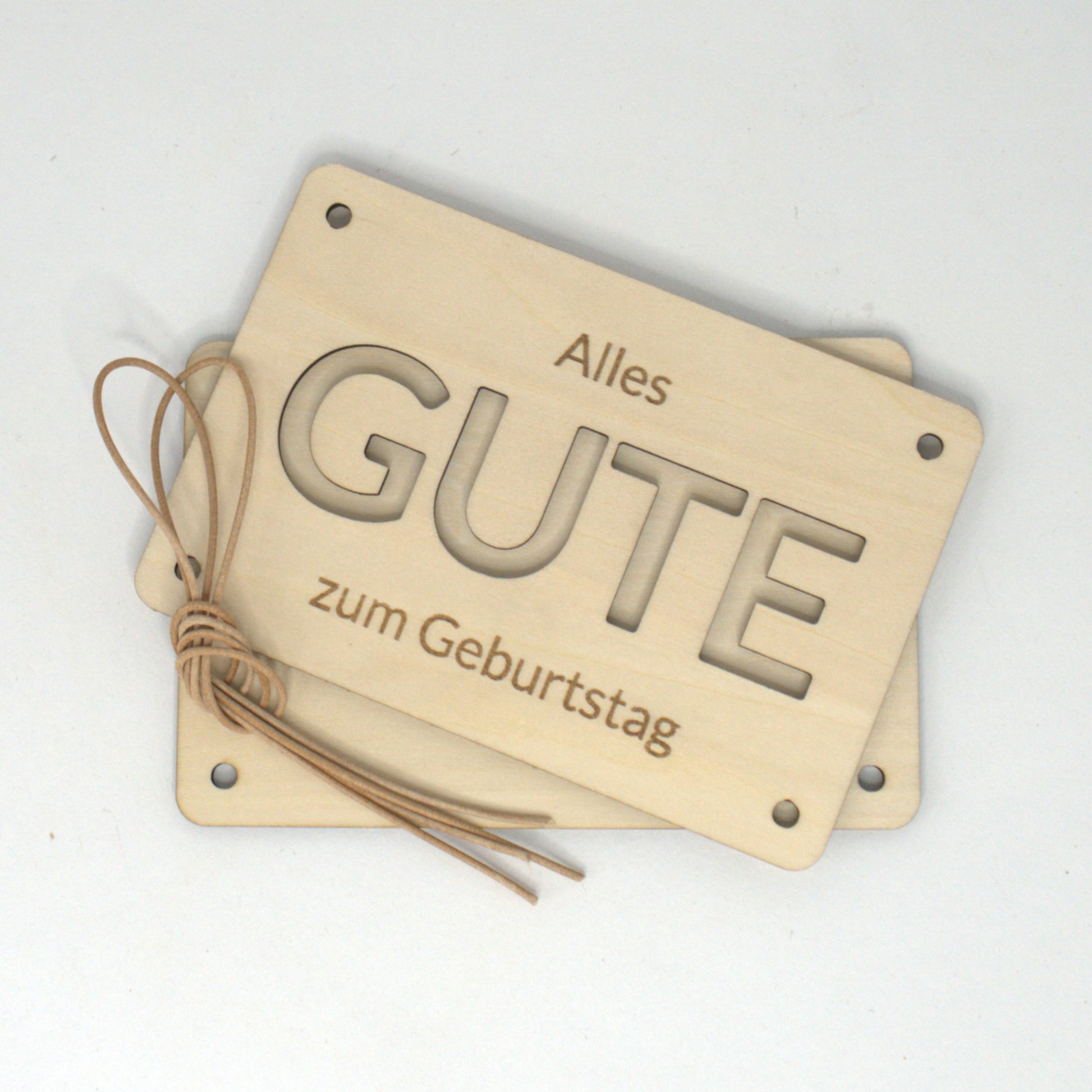 Holz Geldgeschenk zum Geburtstag modern und wiederverwendbar