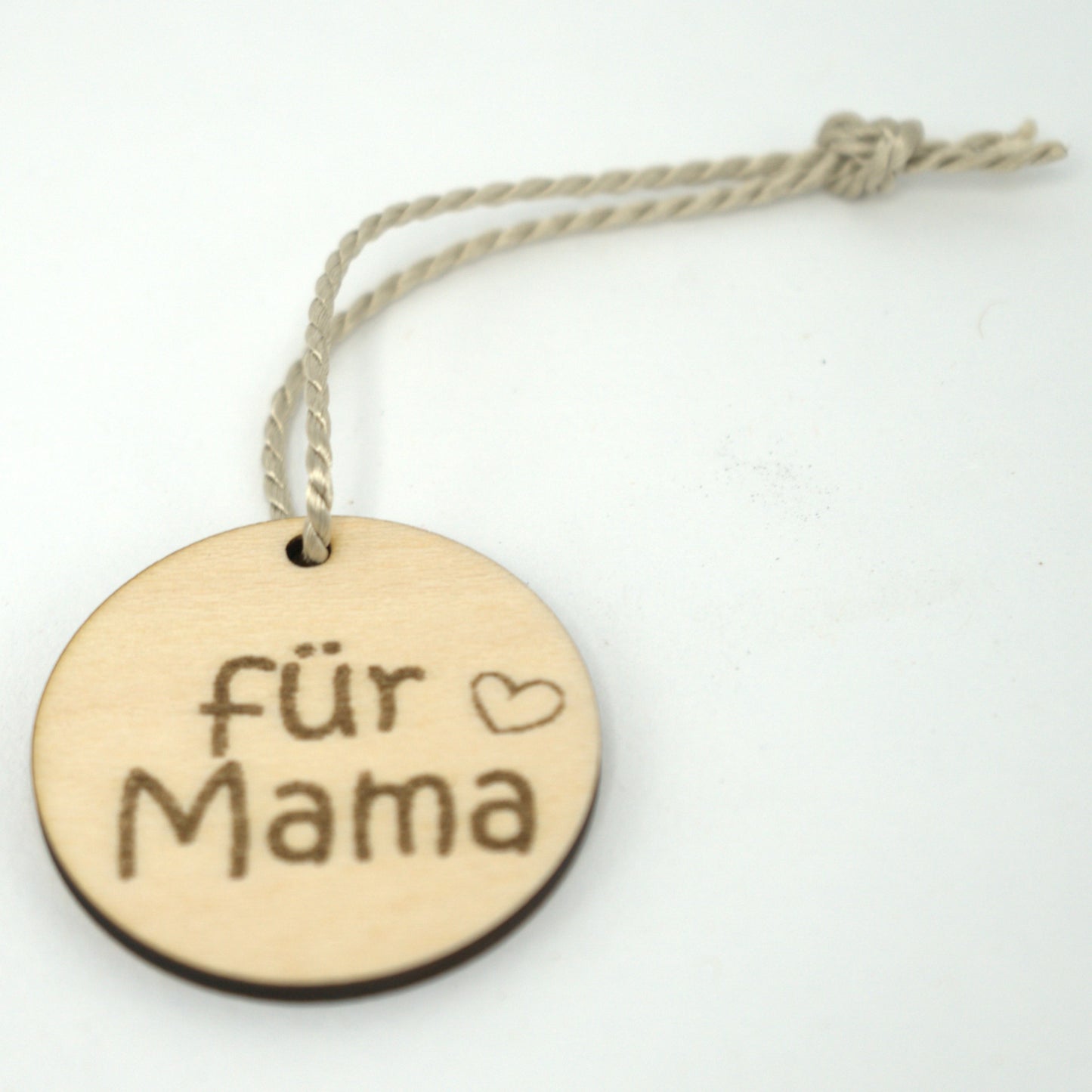Geschenkanhänger Holz „für Mama / Papa / dich“ | Geschenkdeko mit Gravur