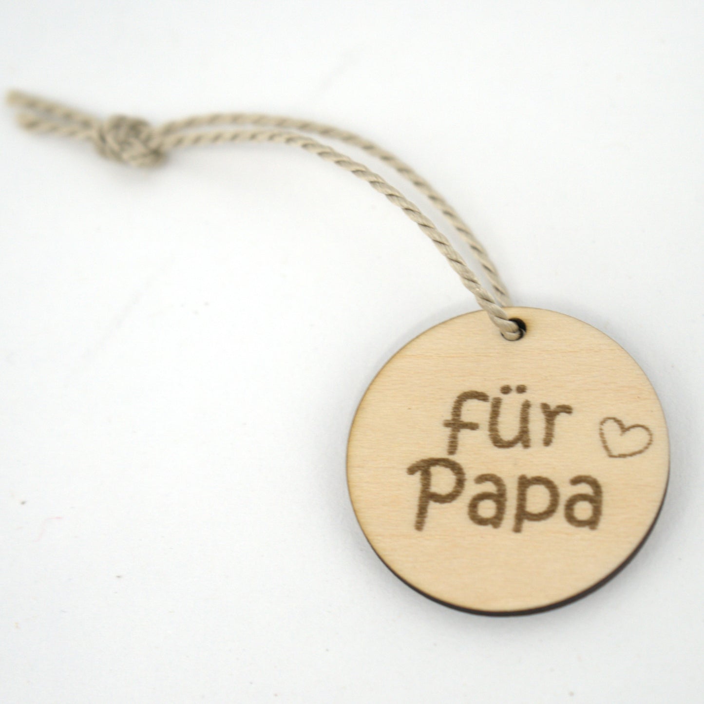 Geschenkanhänger Holz „für Mama / Papa / dich“ | Geschenkdeko mit Gravur